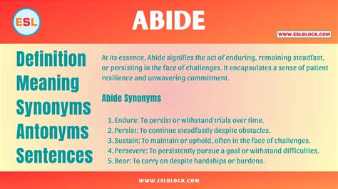 Abide .